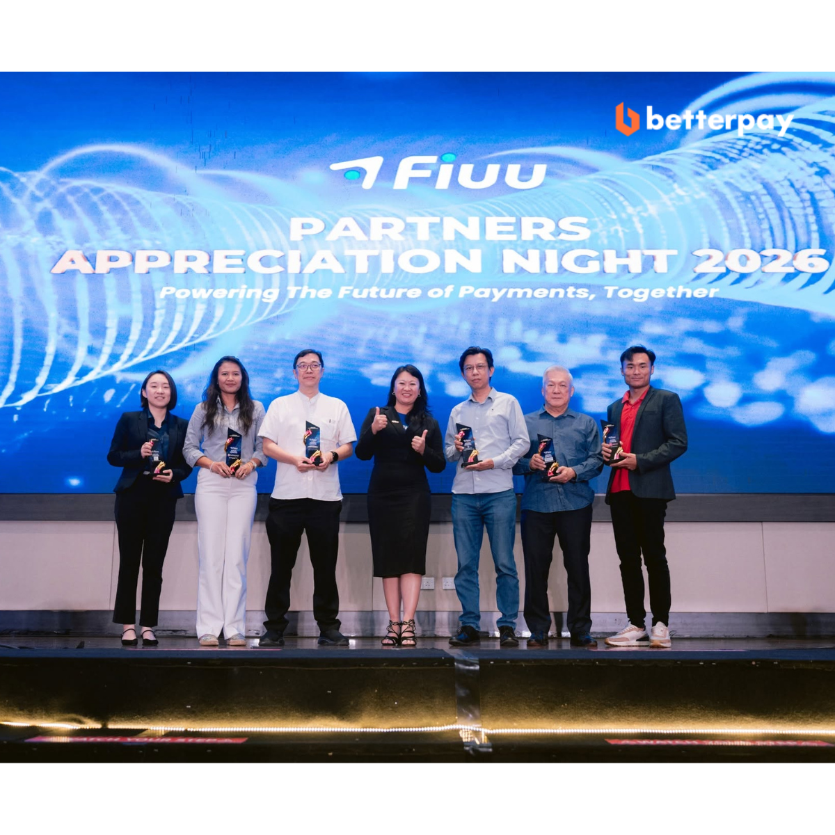 BetterPay team at Fiuu Partners Appreciation Night 2026